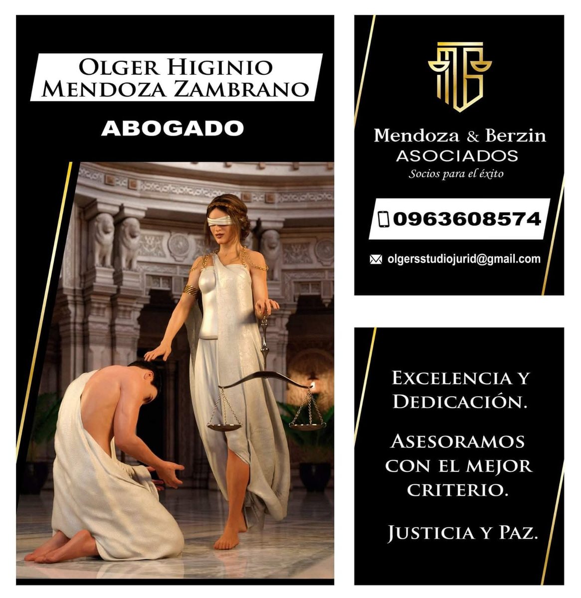 Ab. Olger Higinio Mendoza Zambrano - Mendoza & Berzin Asociados